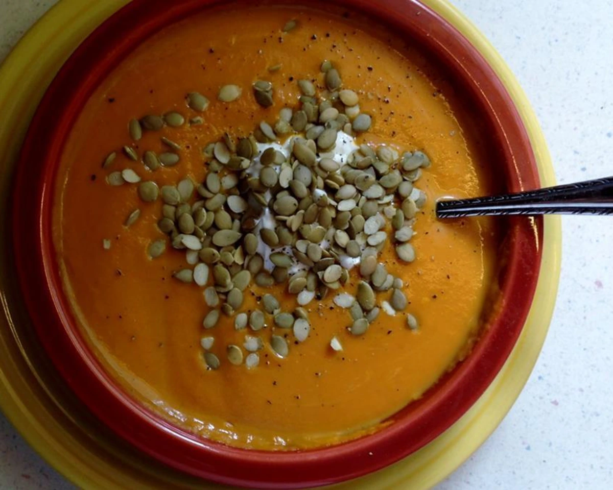 Velvety Butternut Squash Soup with Coconut Milk