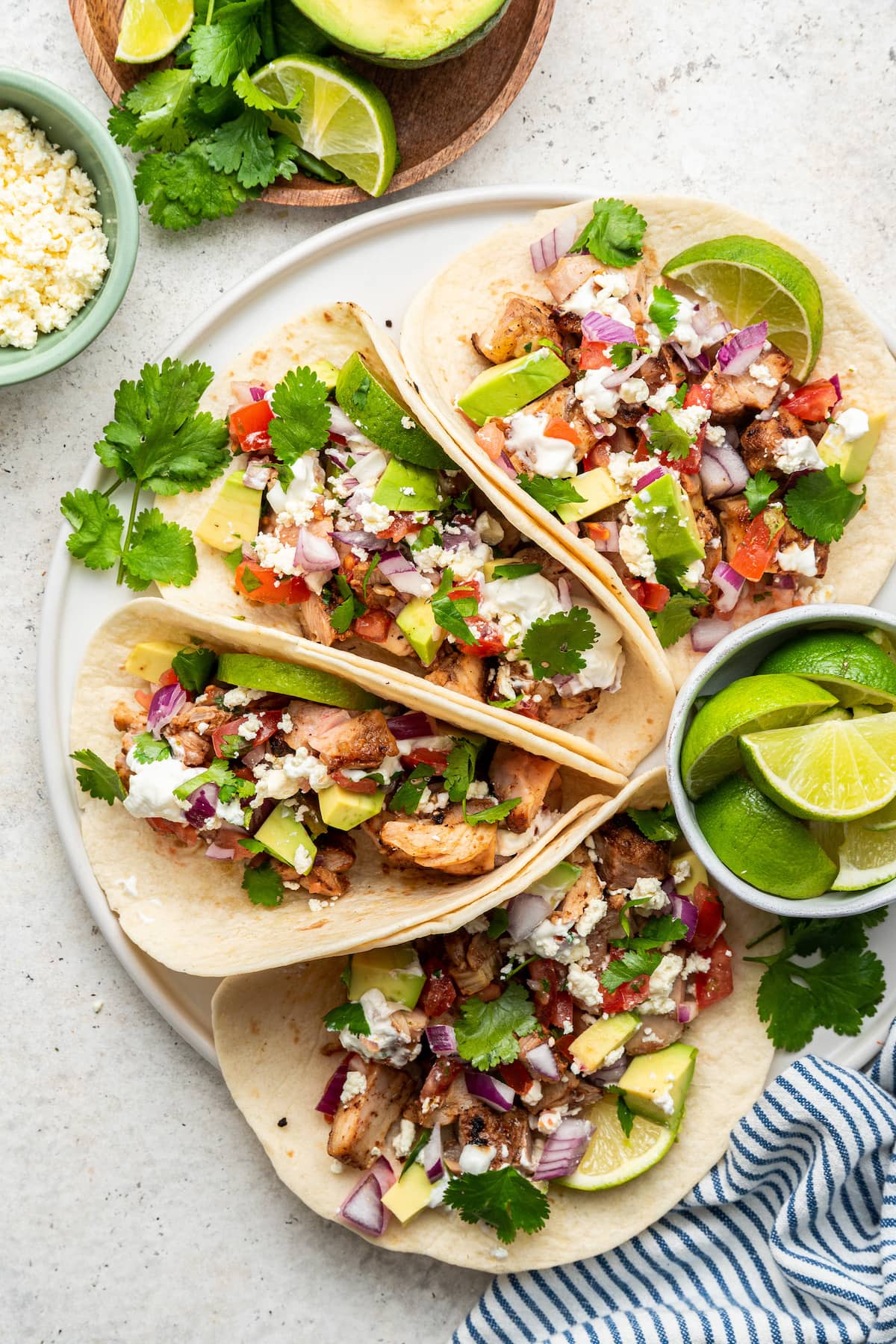 Business Card Chicken Tacos