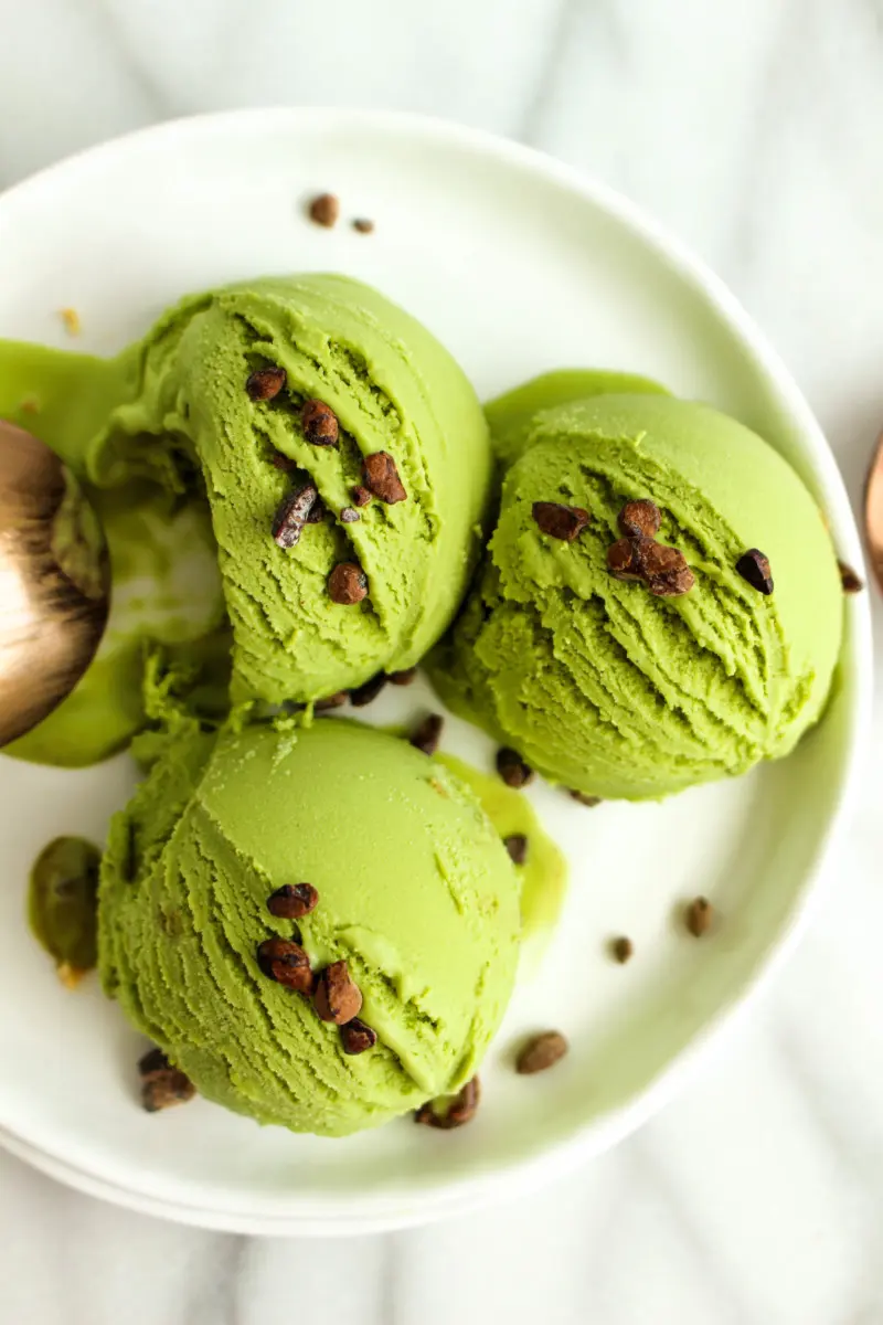 Authentically Kyoto-Style Matcha Green Tea Ice Cream