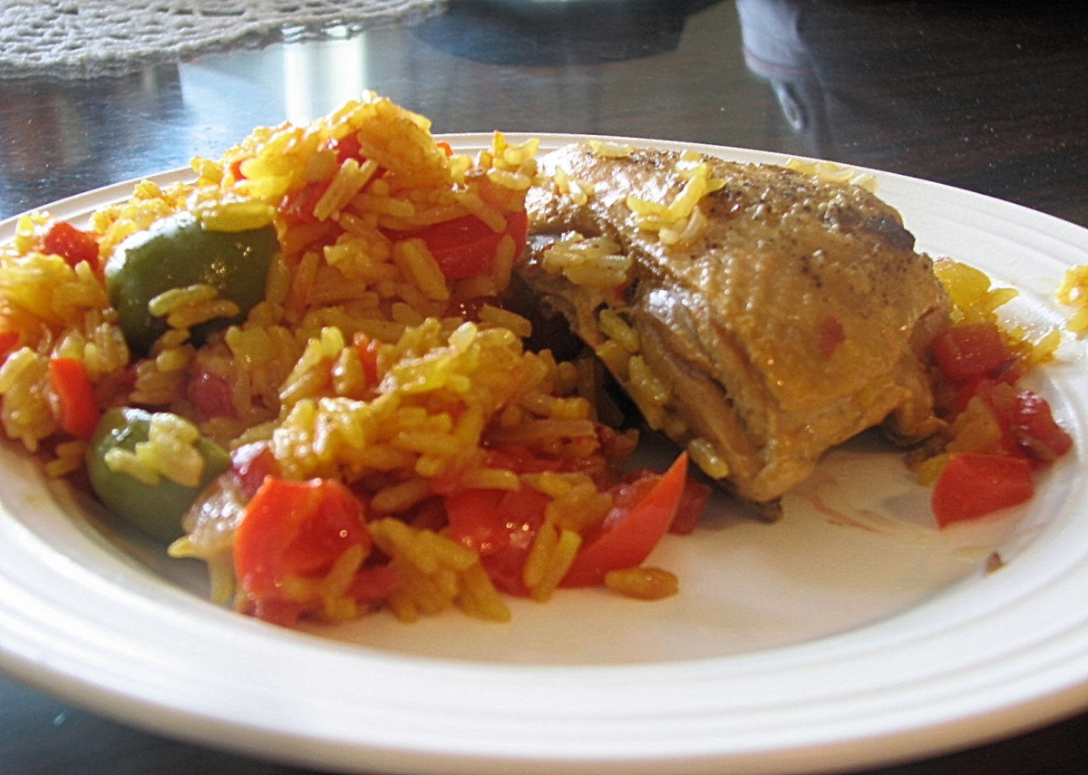 Historic Spice Chicken with Cumin-Saffron Rice