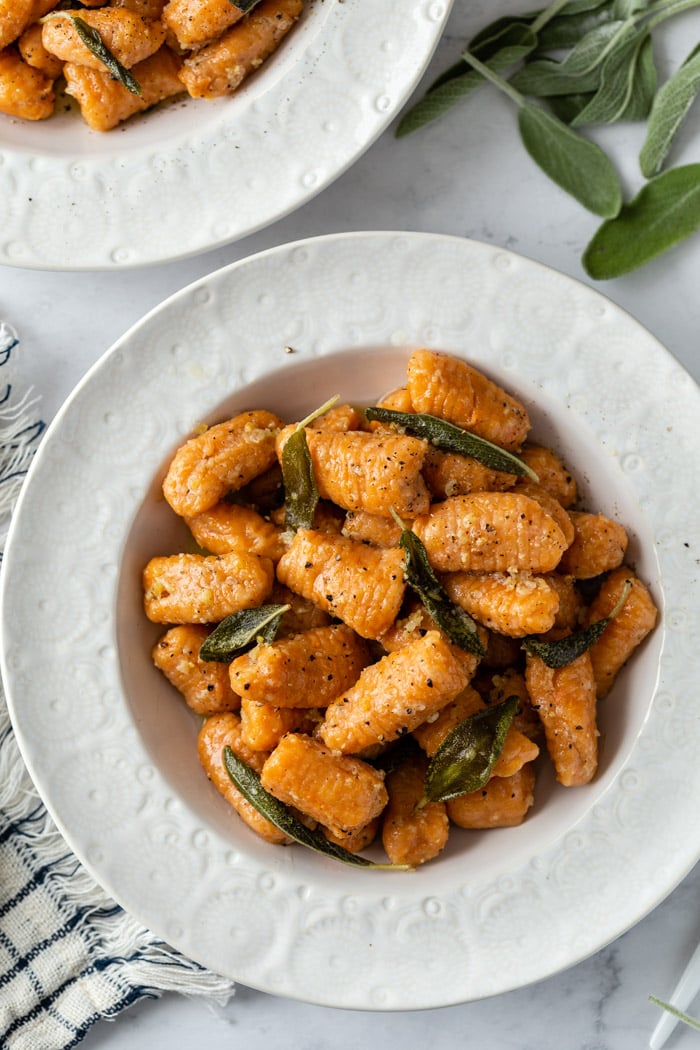 Giggling Gnocchi in Lemon-Butter Sauce with Crispy Sage