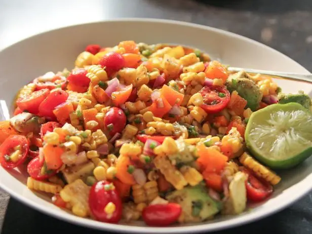 López's Chipotle Corn Salad with Avocado