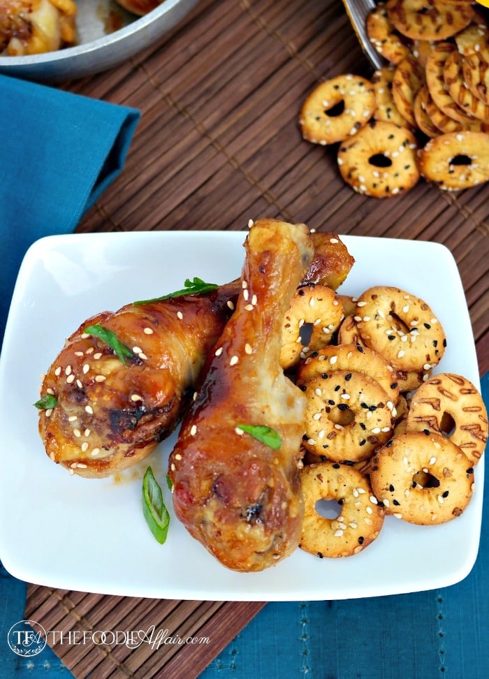 Sake-Miso Glazed Chicken with Miso-Ginger Vinaigrette