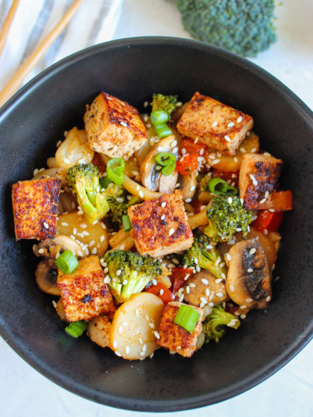 Budget Stir-Fry with Tofu & Frozen Veggies