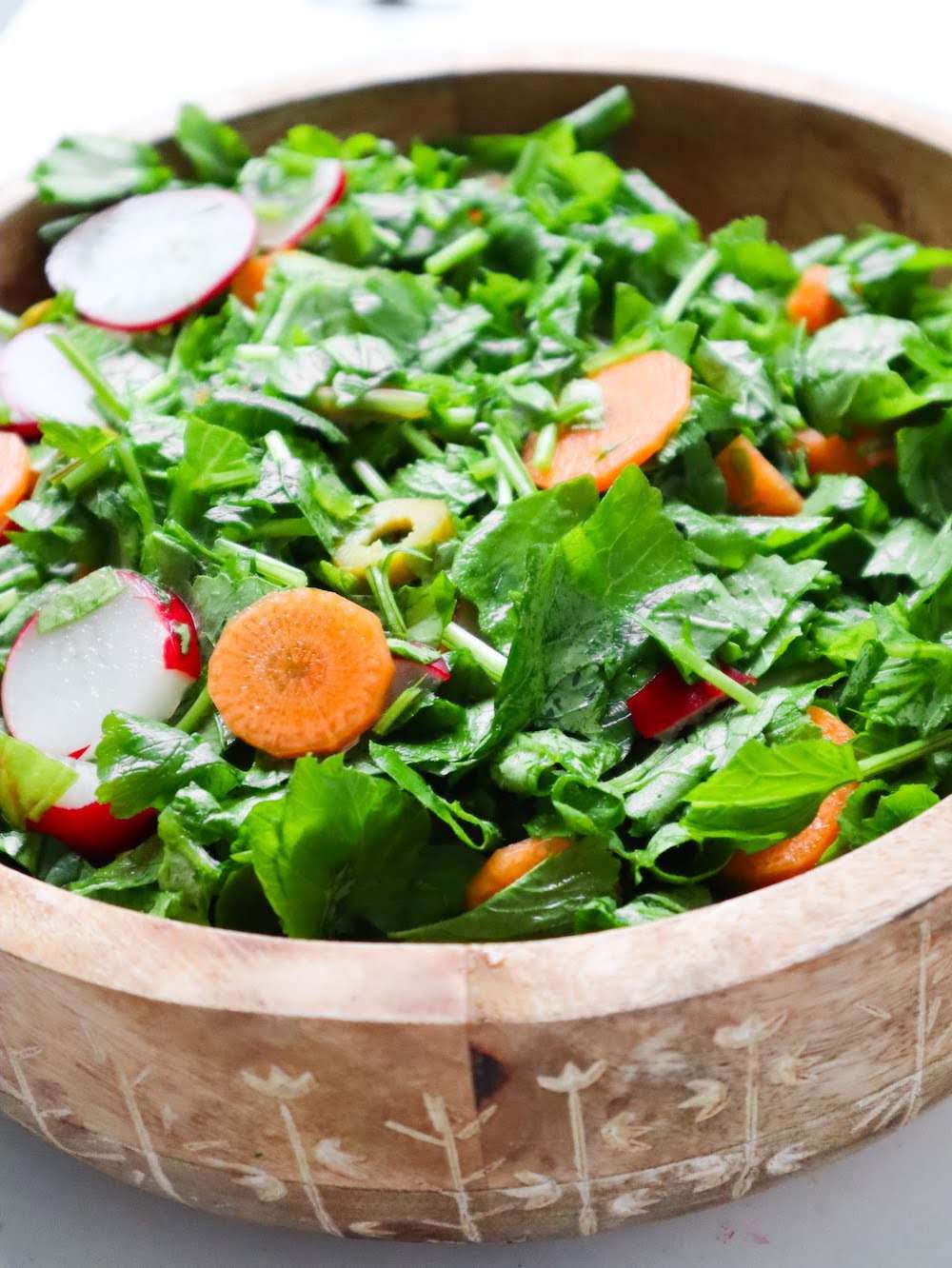 Radish & Orange Salad with Bitter Greens