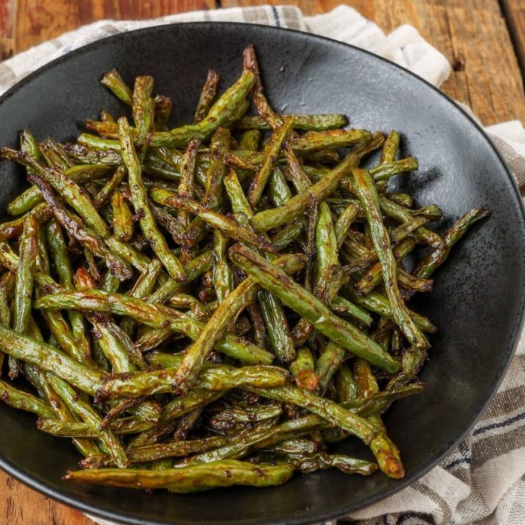 Crispy Mirror Green Beans
