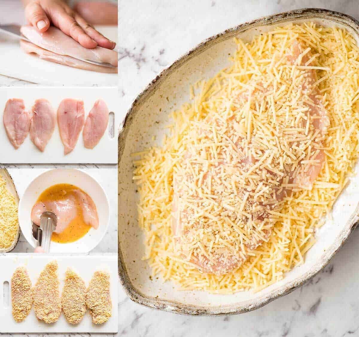 Herbed Parmesan Crusted Chicken Breasts