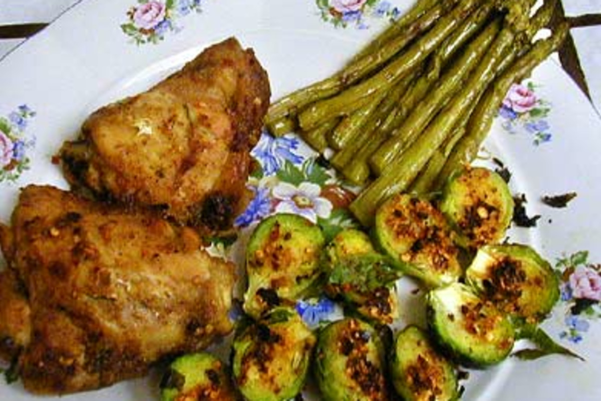 Native Spice Crusted Chicken Thighs