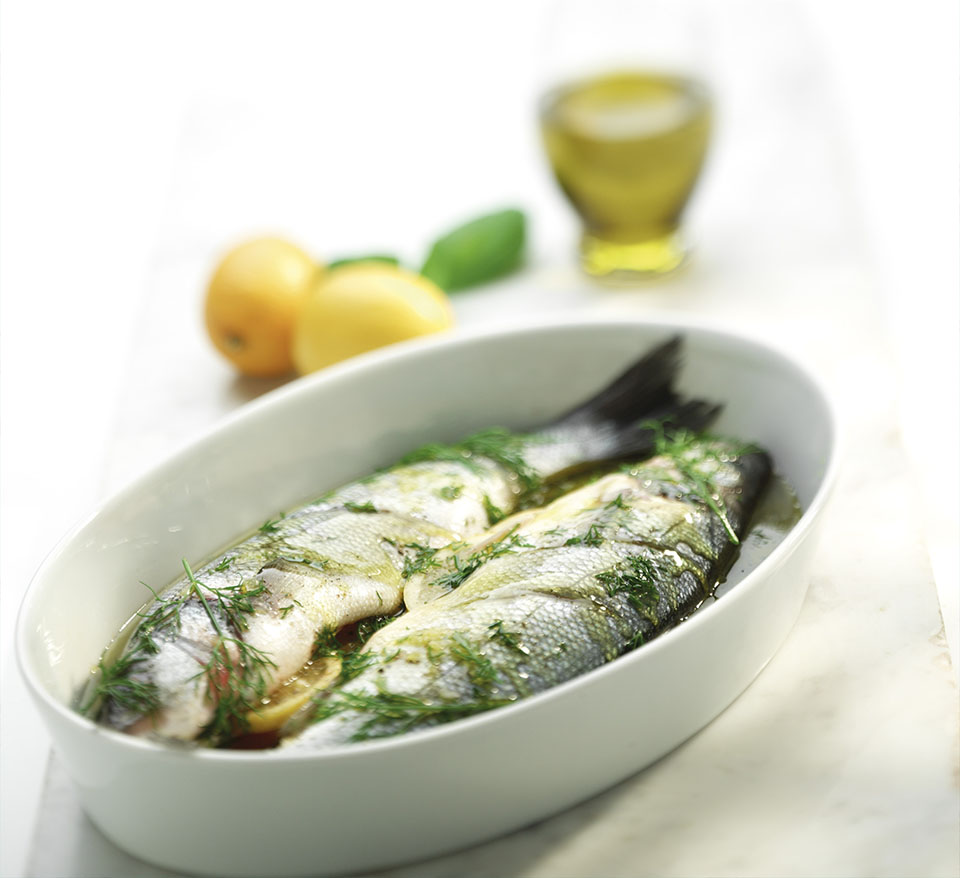 True Basil & Lemon Sea Bass