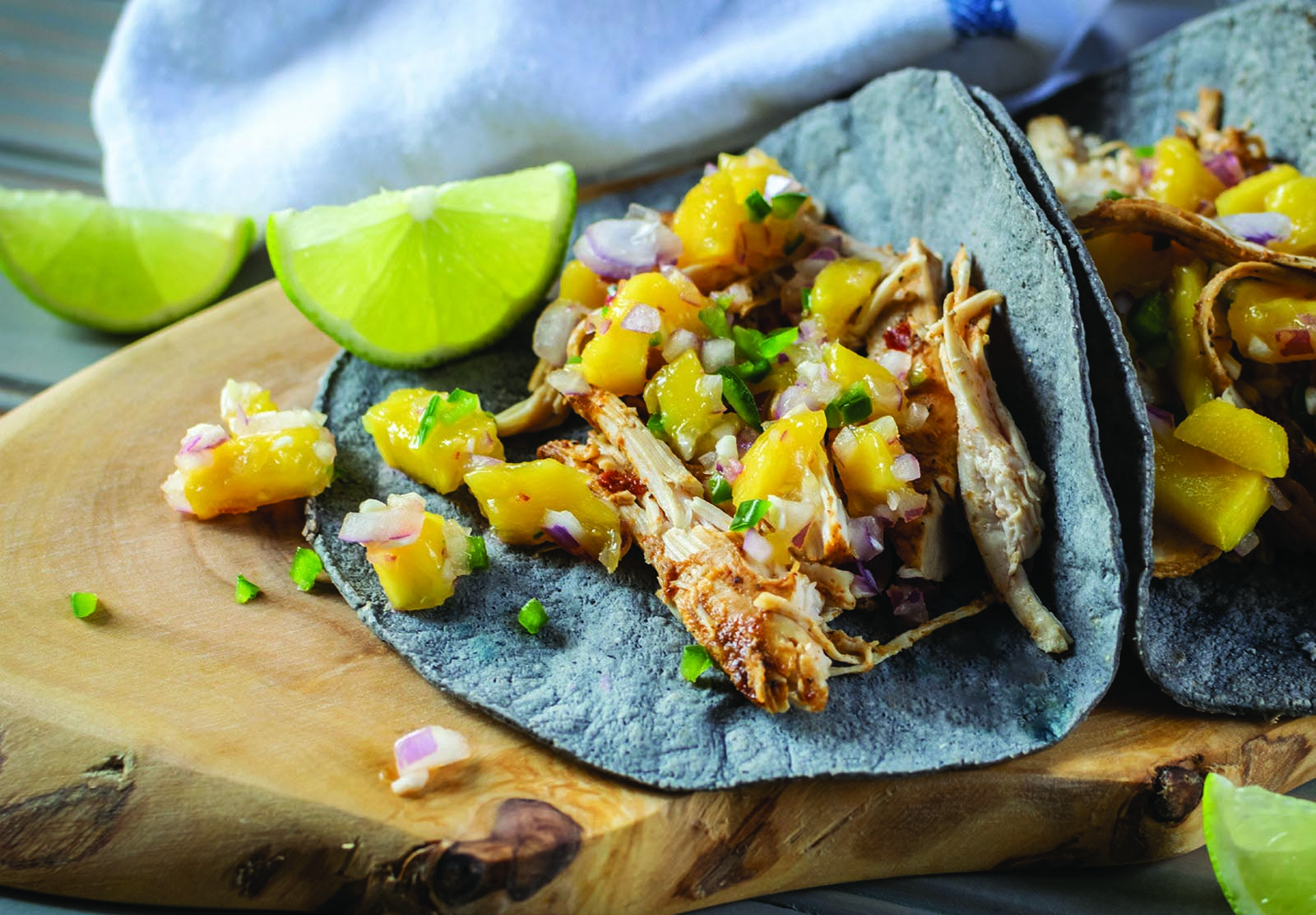 Genuine Classic Beef Tacos with Mango Salsa