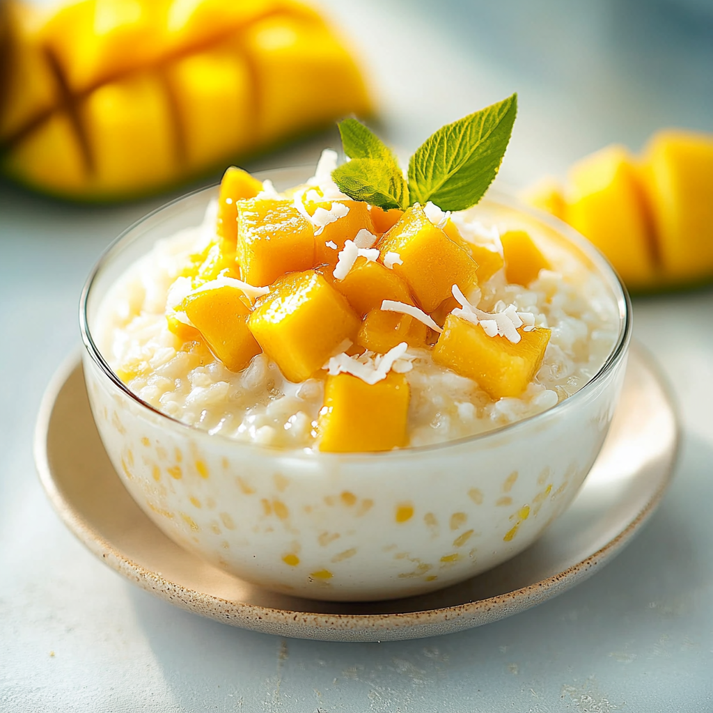 What If? Mango Coconut Rice Pudding
