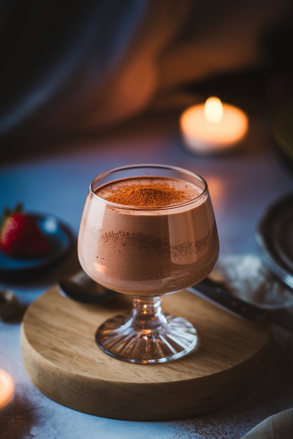 Silky Keto Chocolate Mousse with Berries