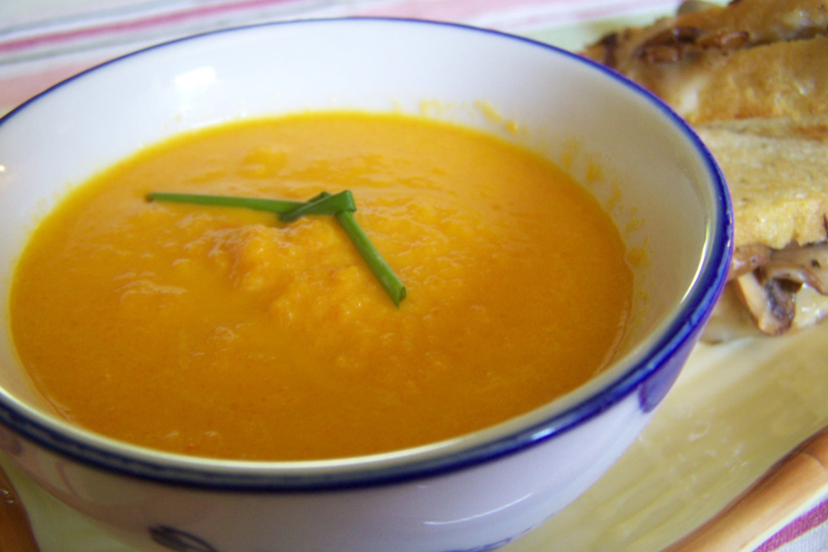 Winter Silhouette Carrot Soup