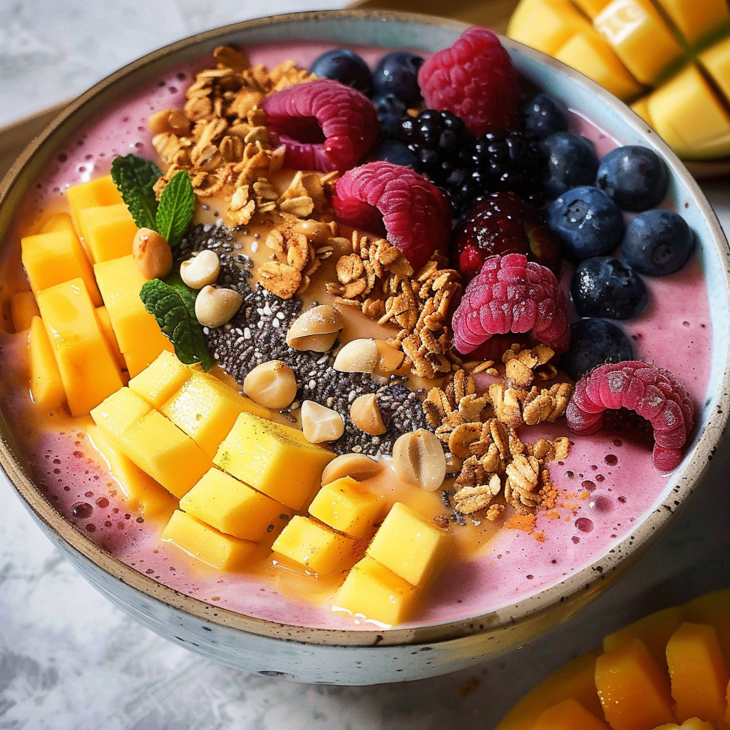 Lightsaber Smoothie Bowl