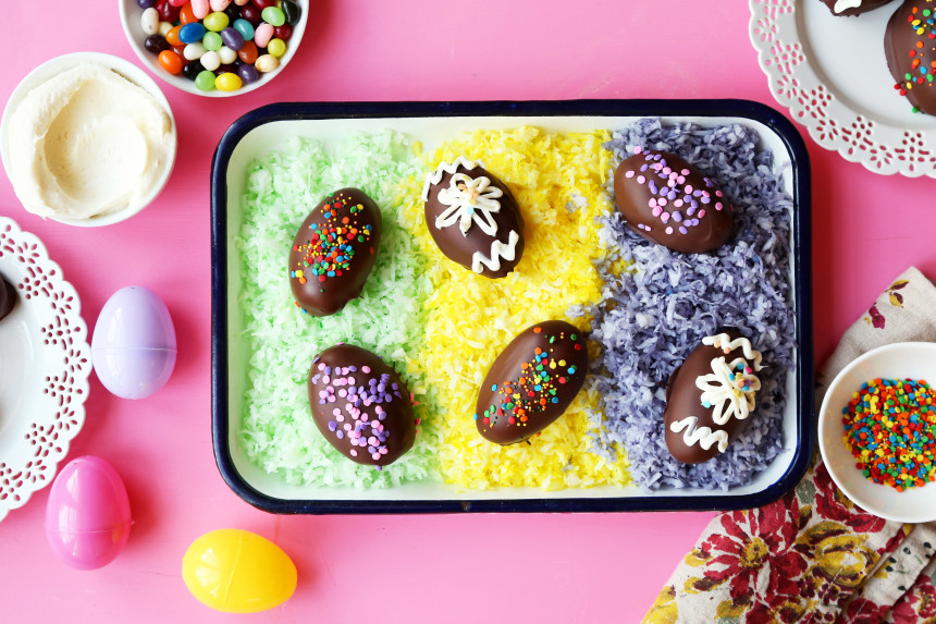Chocolate Easter Egg Tartlets