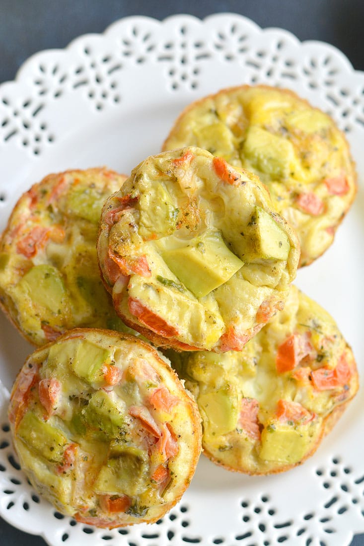 Creamy Avocado Egg Muffins