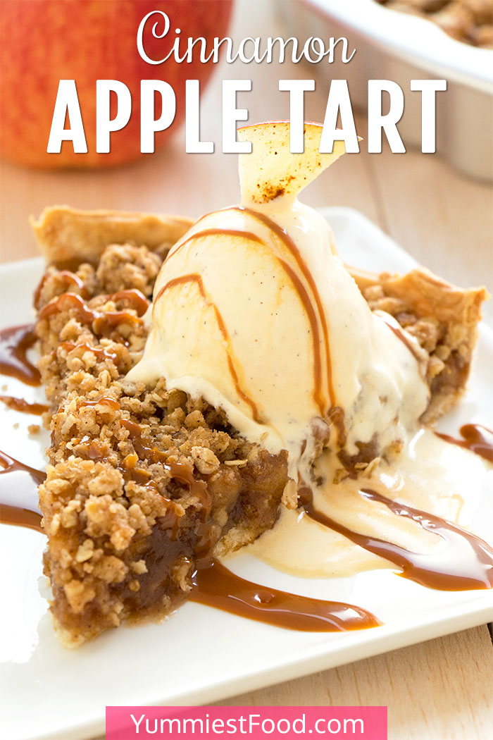 Finger Lakes Apple-Cheddar Tart with Cinnamon