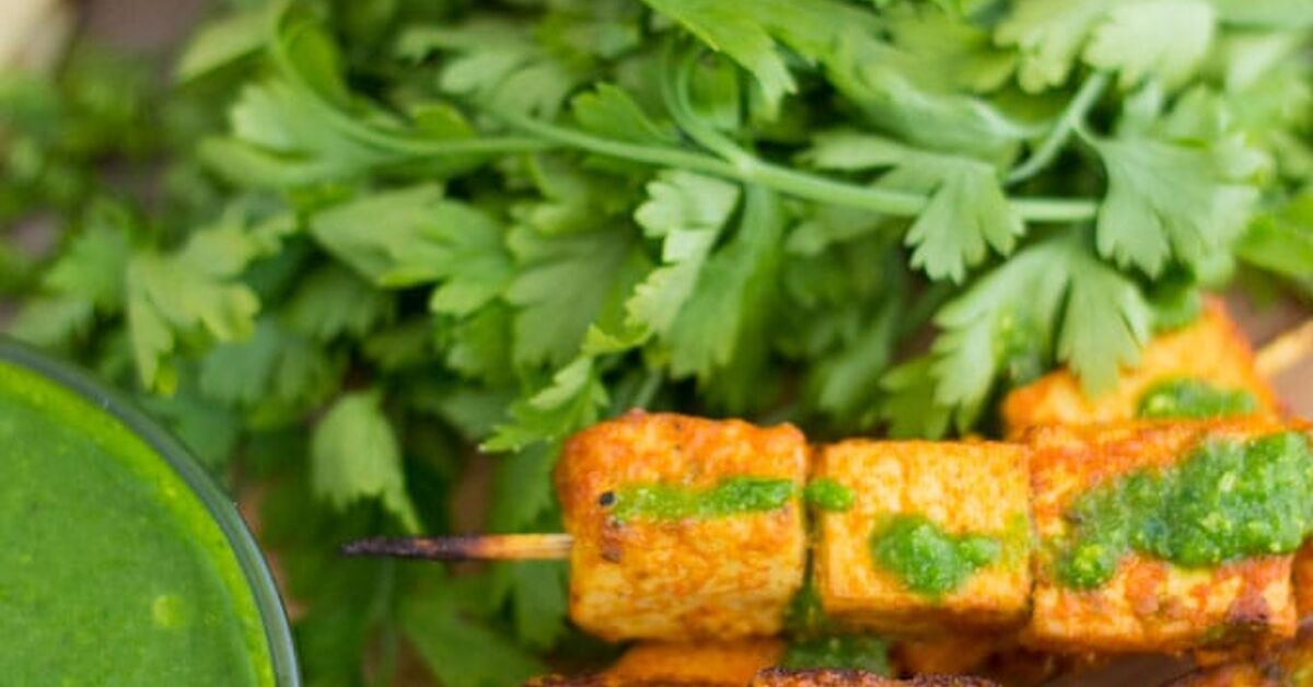 Tamarind-Glazed Tofu Skewers