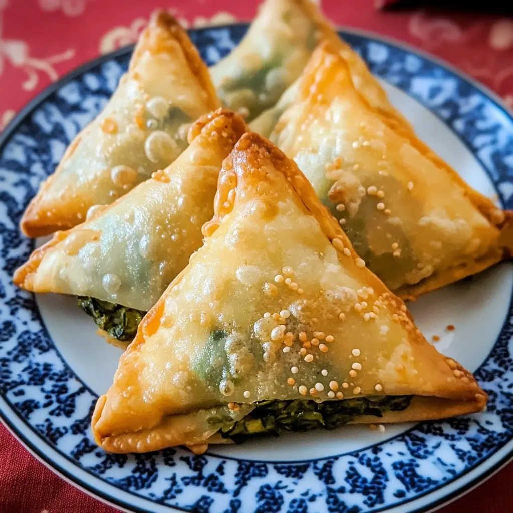 Pineapple-Spinach Samosas
