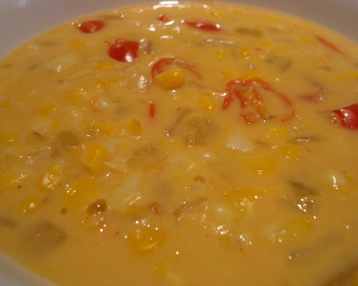 Irish-Style Creamy Corn and Chive Soup Shots