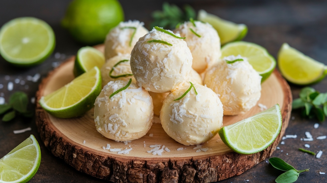Minty Coconut Lime Fat Bombs