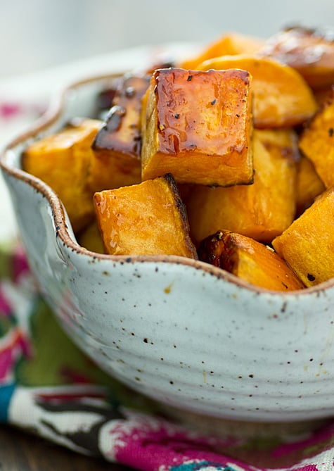 Texas Apple Cider Glazed Sweet Potatoes
