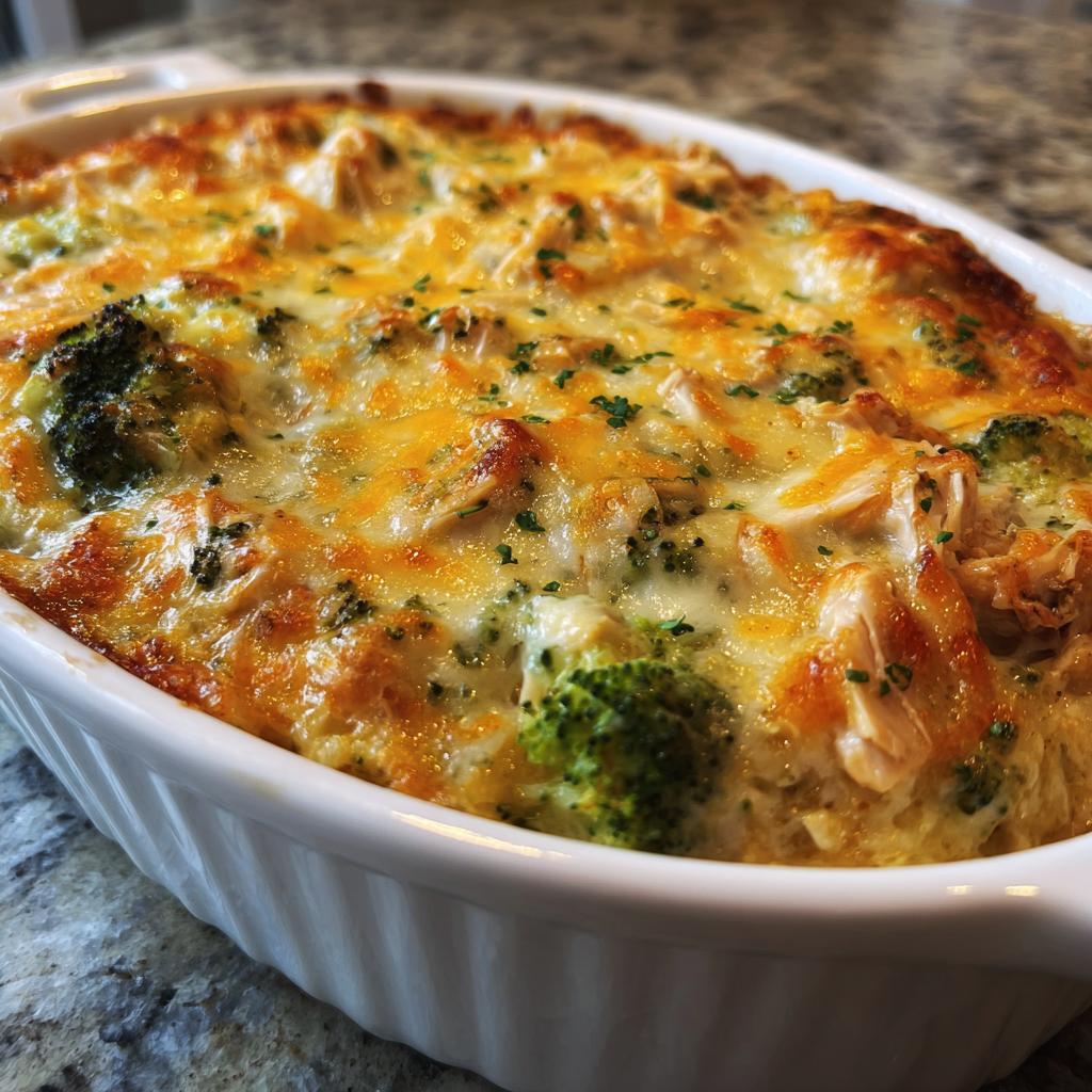 Crisp-Crusted Keto Chicken with Garlic-Creamed Broccoli