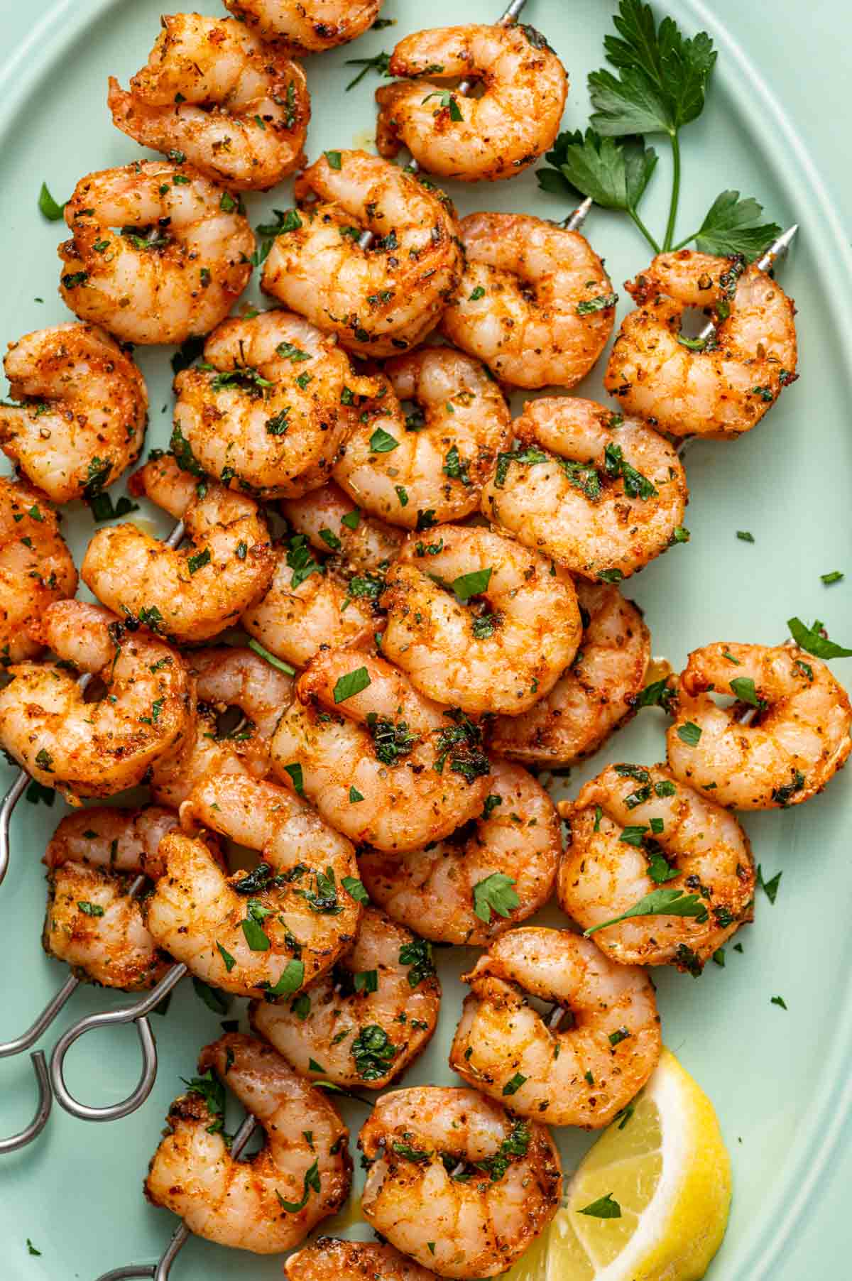Aurora Borealis Shrimp Skewers