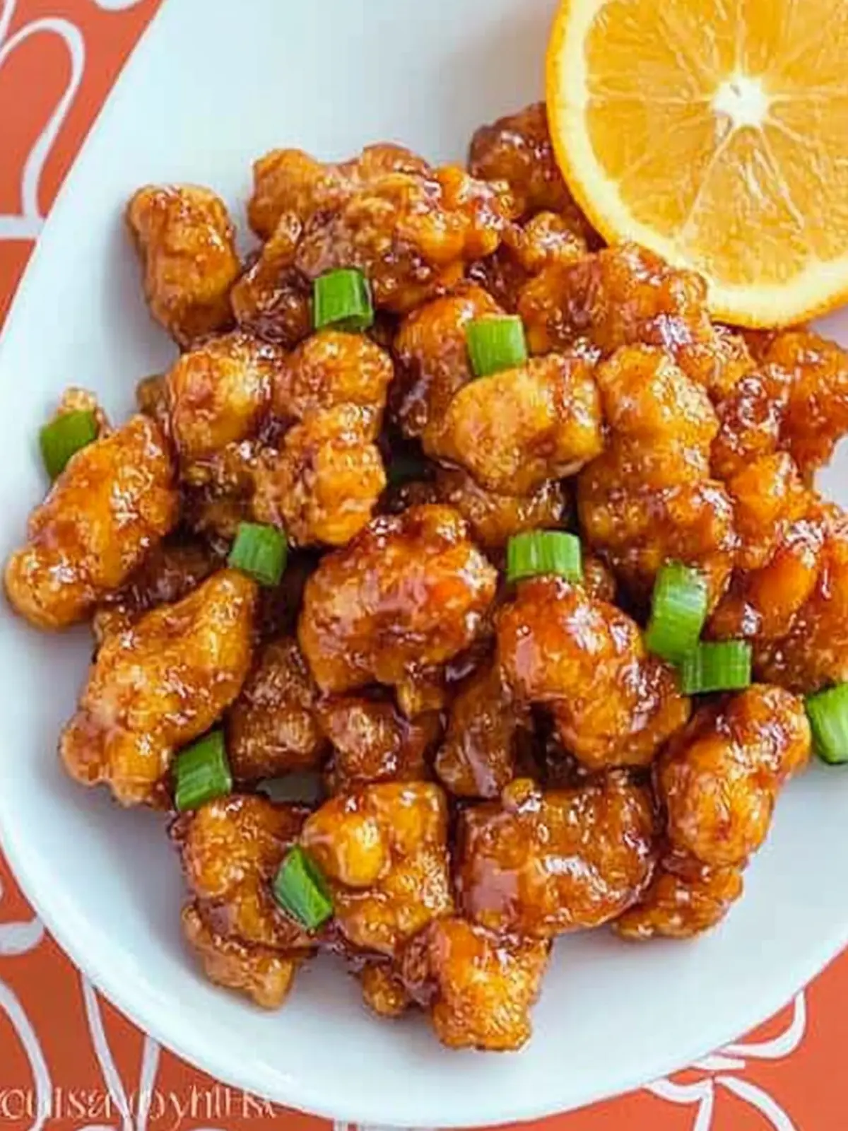 Aperol-Orange Chicken with Ginger
