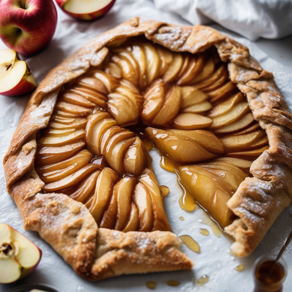 Honey-Glazed Apple Galette