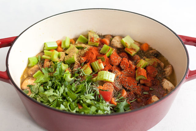 Rainbow Chicken & Veggie Stew