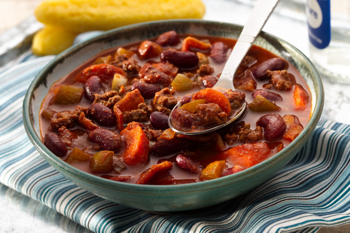 Sweet & Smoky Beef & Bean Chili