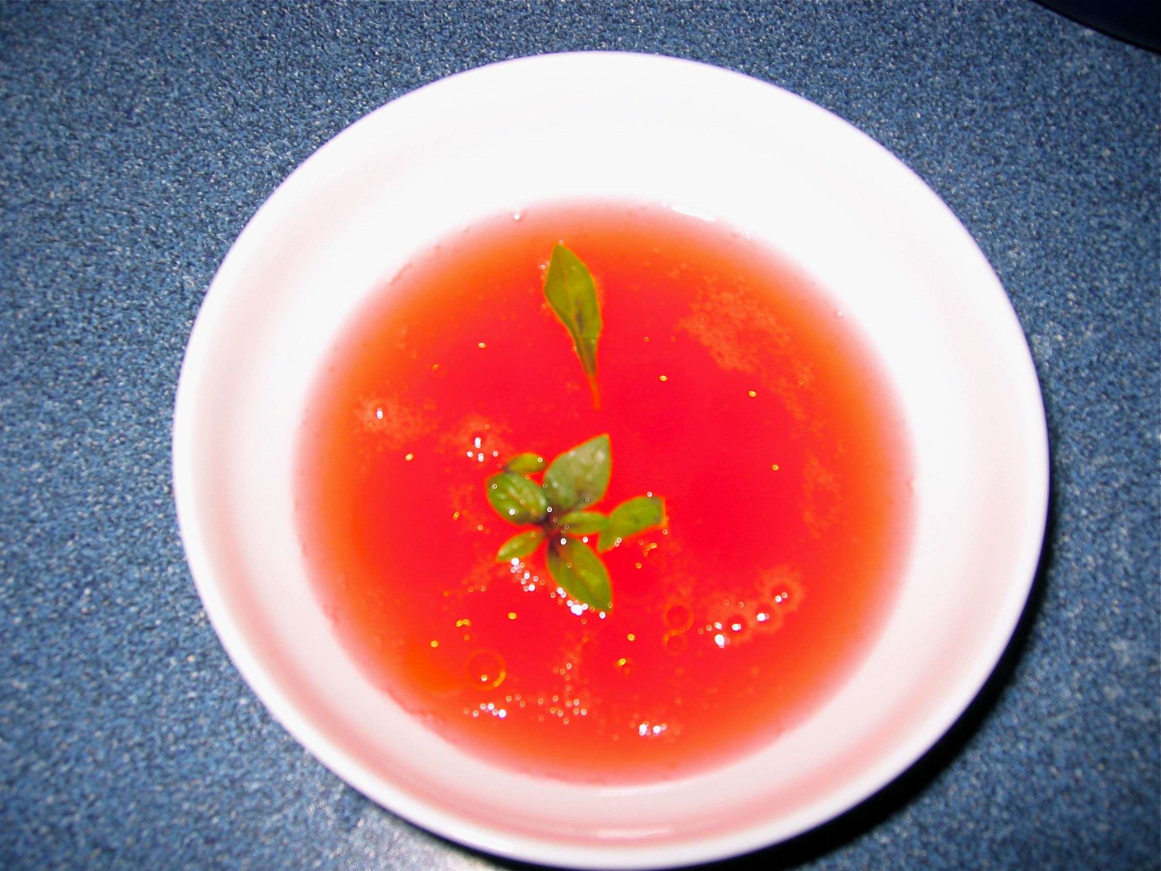 True-to-Form Vintage Tomato Consommé