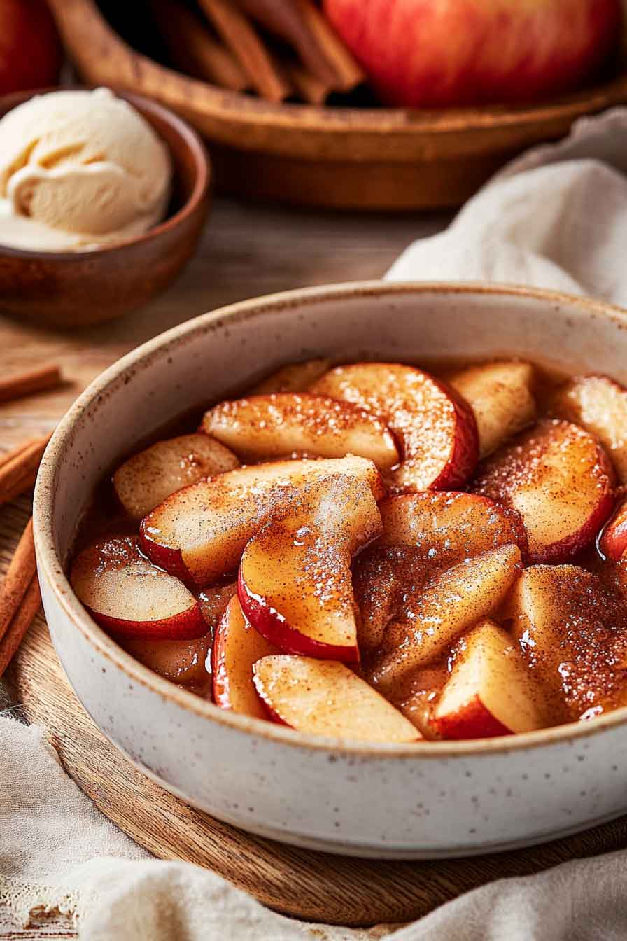 Maple-Baked Apples with Cinnamon Crust