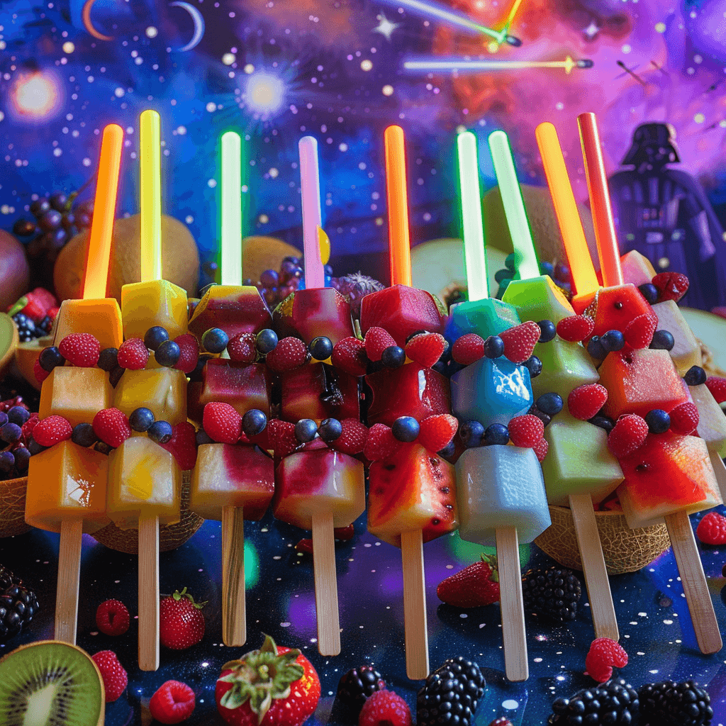 Star Wars Galactic Fruit Skewers