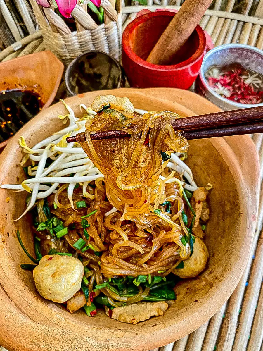 Thai Street Food Noodle Bowl