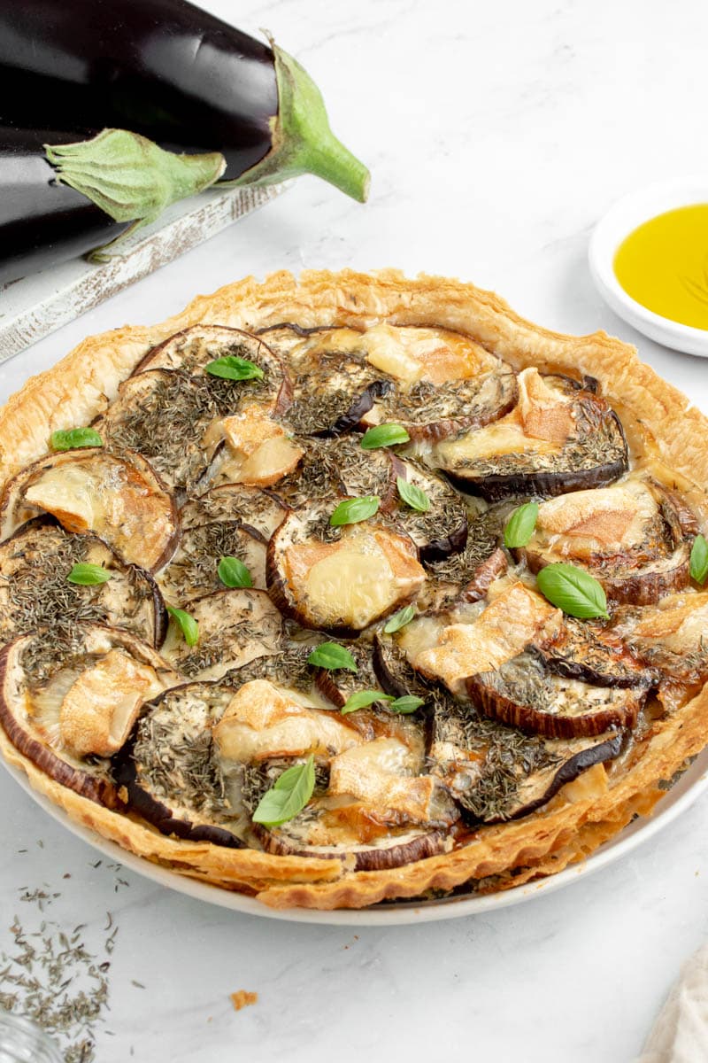 Chocolate and Eggplant Tart