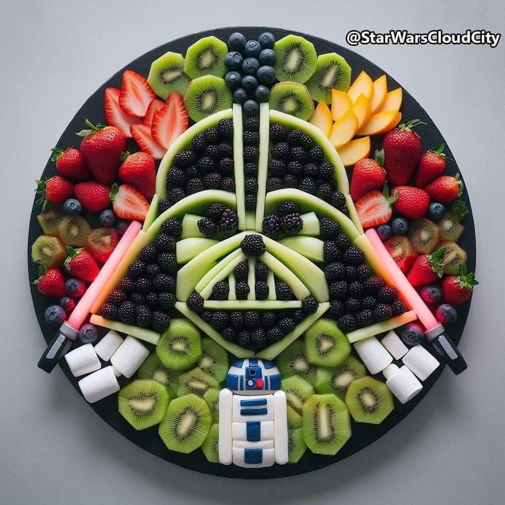Galactic Blue Star Wars Fruit Salad