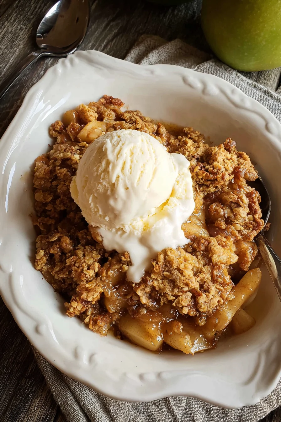 Real Old-Fashioned Apple Crisp