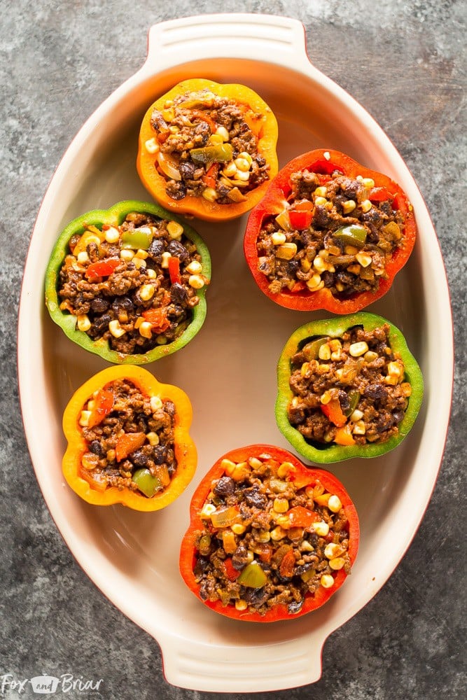 Tex-Mex Stuffed Bell Peppers