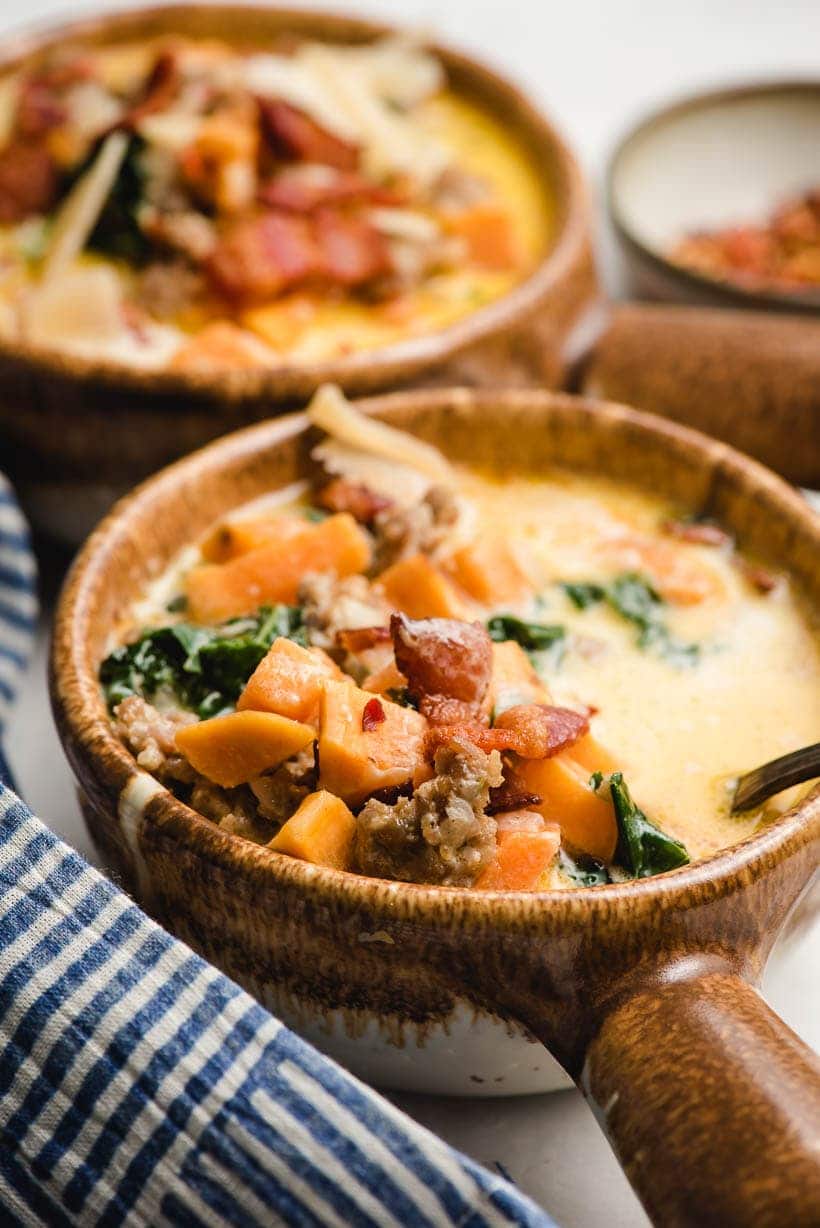 Coconut Sweet Potato & Kale Soup