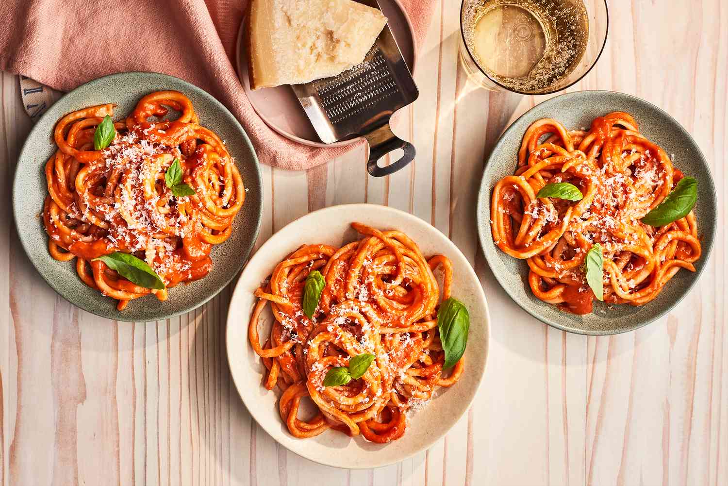 Tuscan Hand-Rolled Pici with Sun-Dried Tomato & Garlic