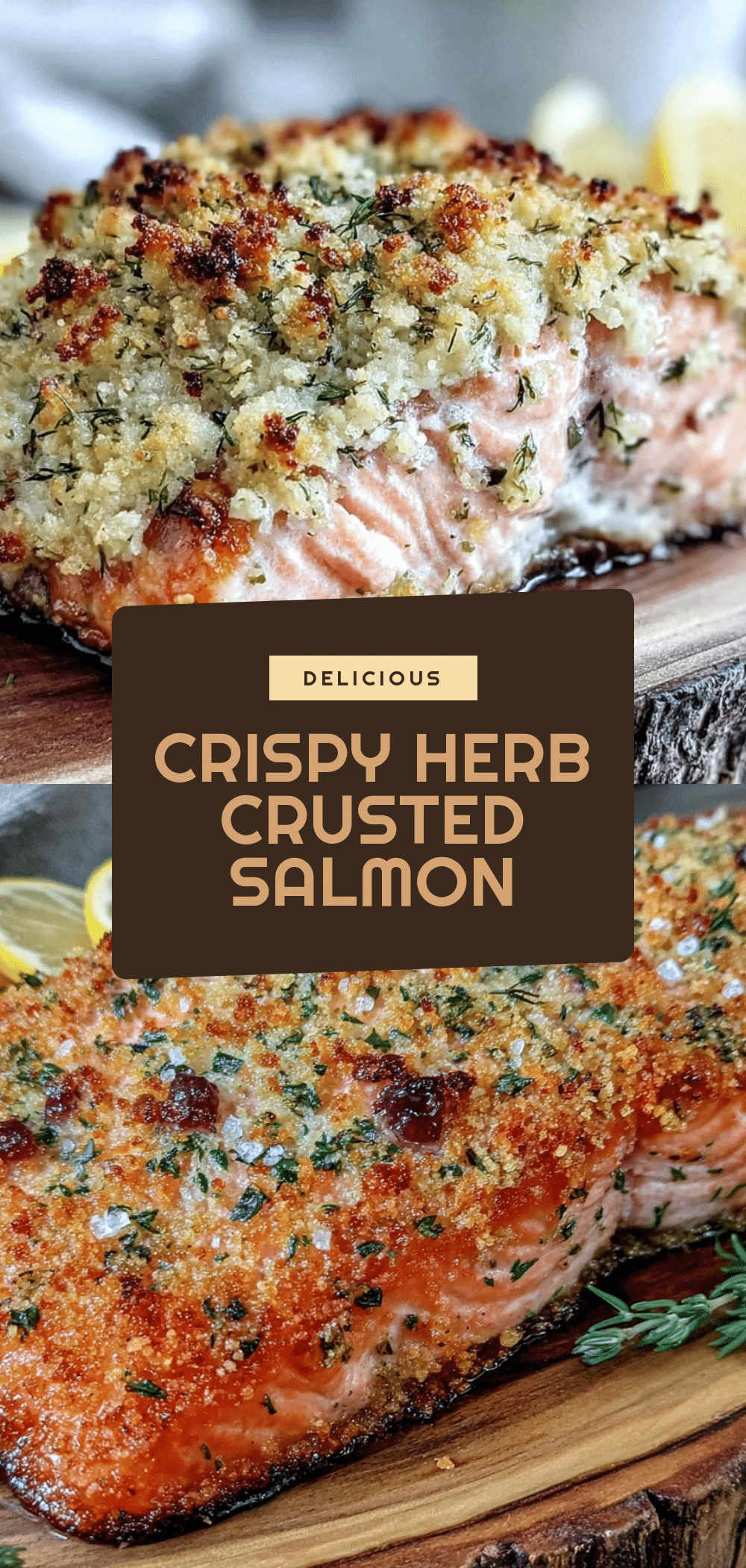 Crisp-Crusted Salmon with Lemon-Dill Crust