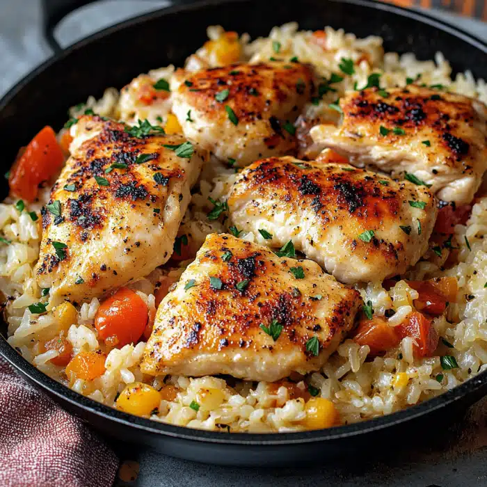 Budget-Boosted Chicken & Rice Skillet