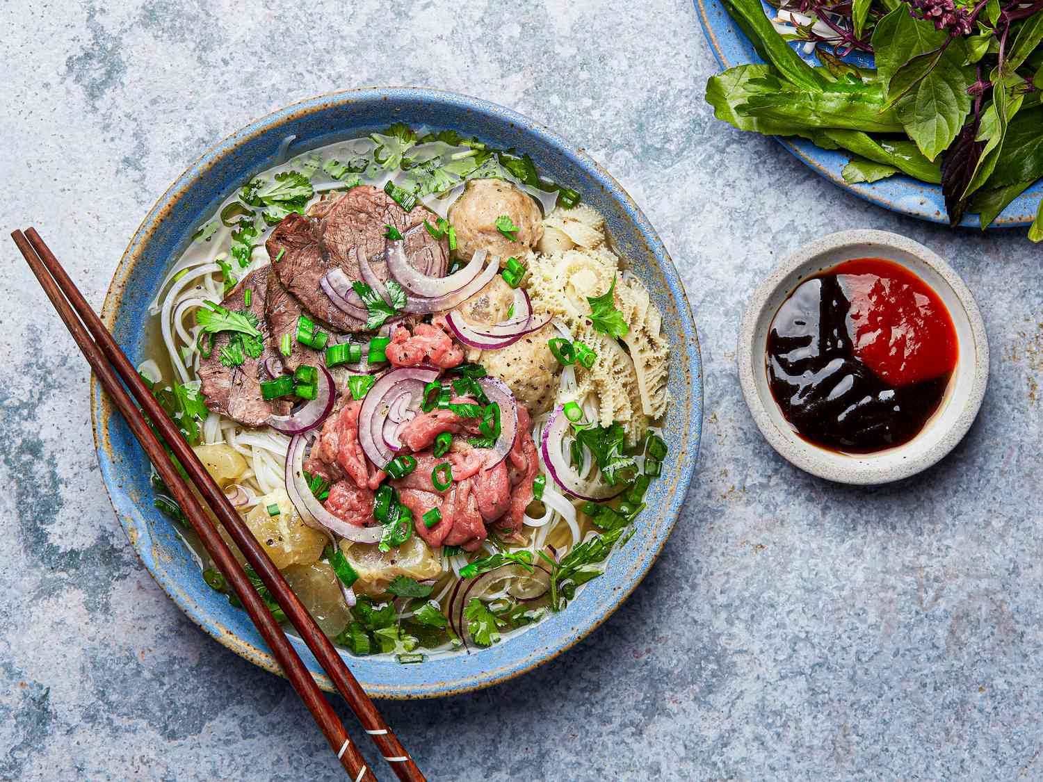 Hương Vị Phở Bò: Slow-Simmered Beef Phở with Fresh Herbs