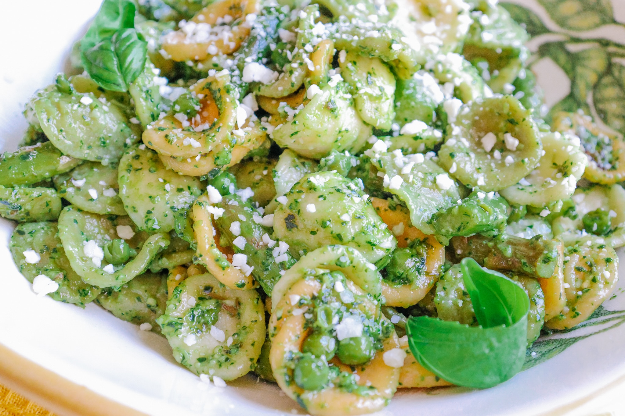 Lemon-Zested Spring Pea and Asparagus Pasta