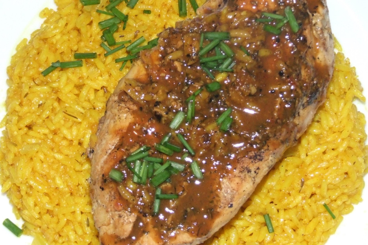 Electromagnetic Lemon-Dill Chicken Breast