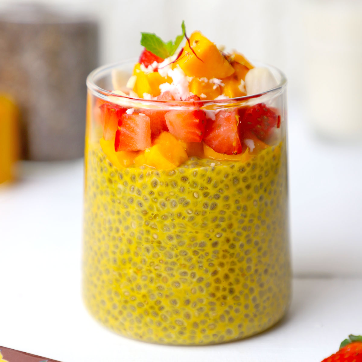 Luminescent Mango Chia Pudding