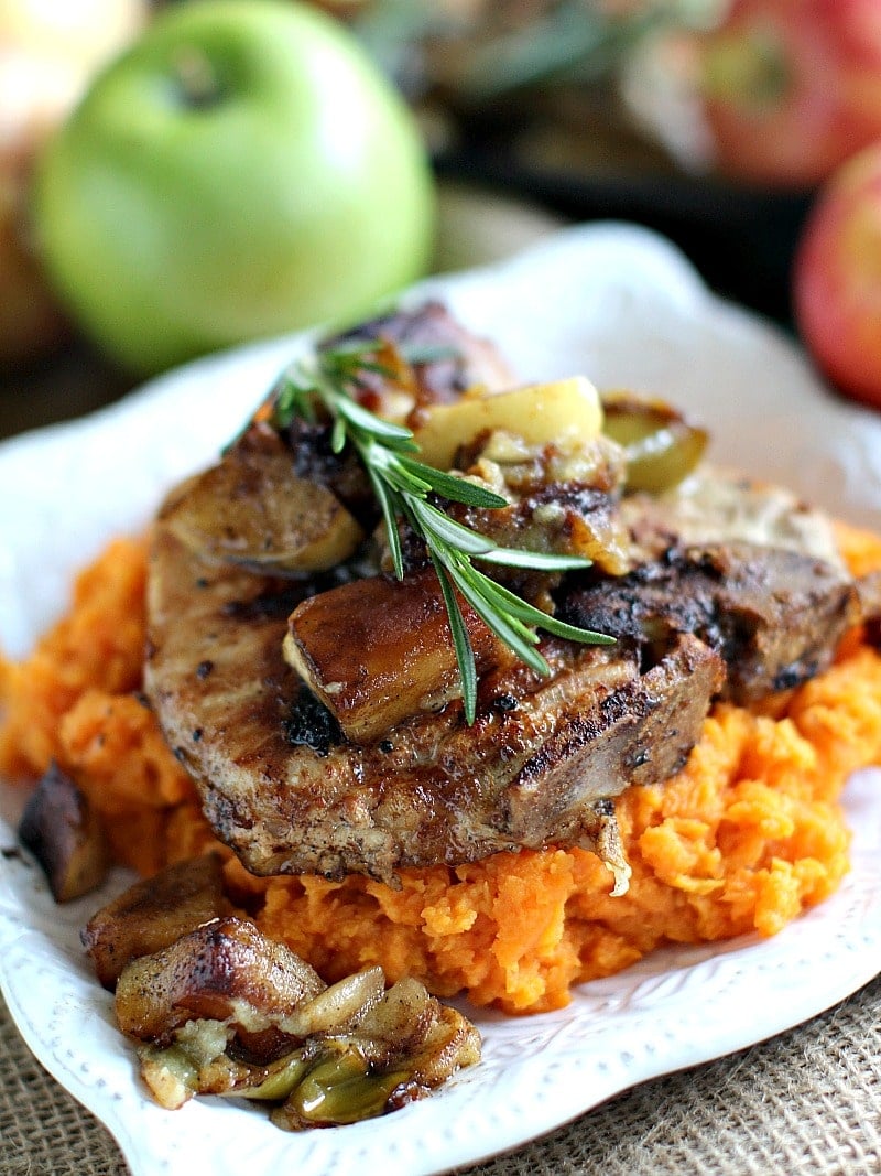 Cinnamon-Spiced Pork Shoulder with Sweet Potato & Apple