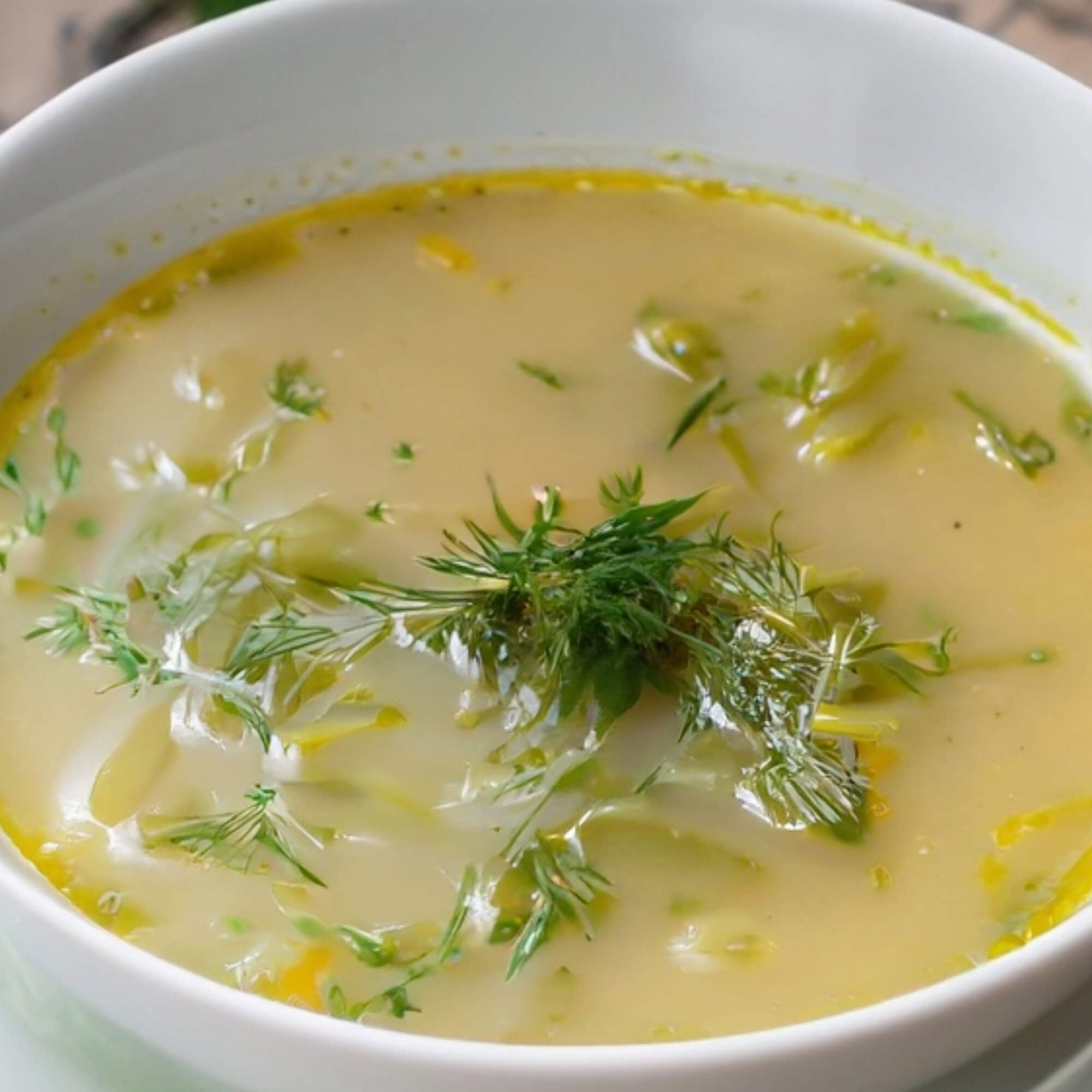 Beef & Fennel Soup with Lemon Zest